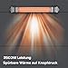 VASNER Teras 25 Basix – Elektrischer Terrassenstrahler mit 1 Heizstufe, 2500 Watt, Infrarot Heizstrahler für Outdoor, Infrarotstrahler Gastro/Terrasse, extern steuerbar (Schwarz)