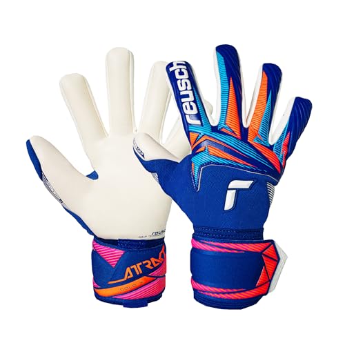 Reusch Gants de Gardien de But pour Hommes Adultes | adhérence Extra Forte, Coupe ajustée et Grande stabilité | Respirants | pour l'entraînement et Les matchs |Attrakt Gold X NC