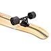 Retrospec Zed Longboard Skateboard Complete Cruiser | Bamboo & Canadian Maple Wood Cruiser w/Reverse Kingpin Trucks for Commuting, Cruising, Carving & Downhill Riding