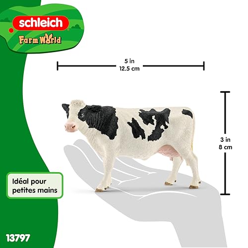 Figurine Vache Holstein Schleich Animal de Ferme Réaliste Neuf - vue 8