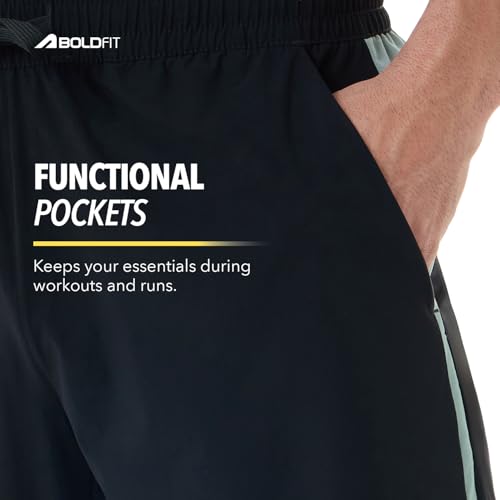 Image of Boldfit Shorts Pant for Men, Breathable, Quick Dry, Lightweight Gym Shorts for Men Workout with Pockets Sports Shorts for Man