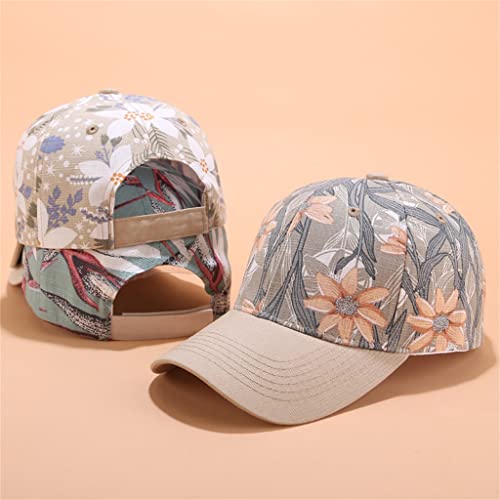 Casquette imprimé floral été femme idéale pour la plage et les sorties