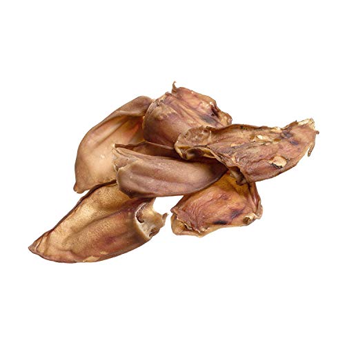 Bontoy Schweineohren für Hunde I 20 Stück I Hundeleckerlie für Langen Kauspaß I Naturprodukt