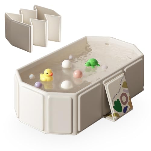 Baignoire portable pliable verte pour enfants fini le manque d'espace avec vidange