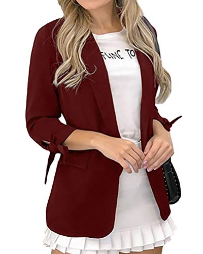 Blazer ample rouge femme parfait pour le bureau et vos sorties