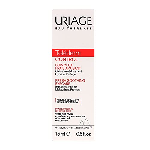 Uriage Toléderm Soothing Eye Contour Cream for Intolerant Sensitive Skin, 15ml, Soothes, Reduces Puffiness & Dark Circles - Image 2