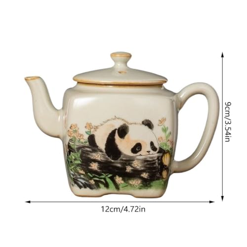 Té de cerámica para uso personal con filtro y diseño compacto miniatura 2
