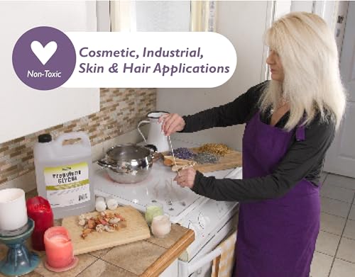 Propylene Glycol - 1 Gallon - USP Certified Food Grade - Highest Purity, Humectant, Fog Machine, Humidor & Antifreeze Solution, DIY, Kosher