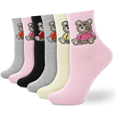 Socksmad 6 Pairs Ladies Low Cut Sports Socks Cover