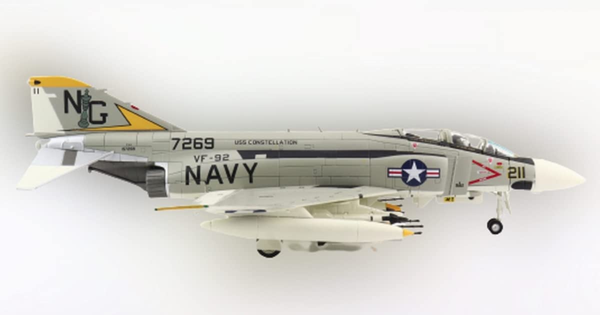 絶版新品希少　Corgi/コーギー1/72 F-4C ファントム　US33219 Amazon.co.jp: F-4(F-4J) ファントムII VF-92 シルバーキングス USS