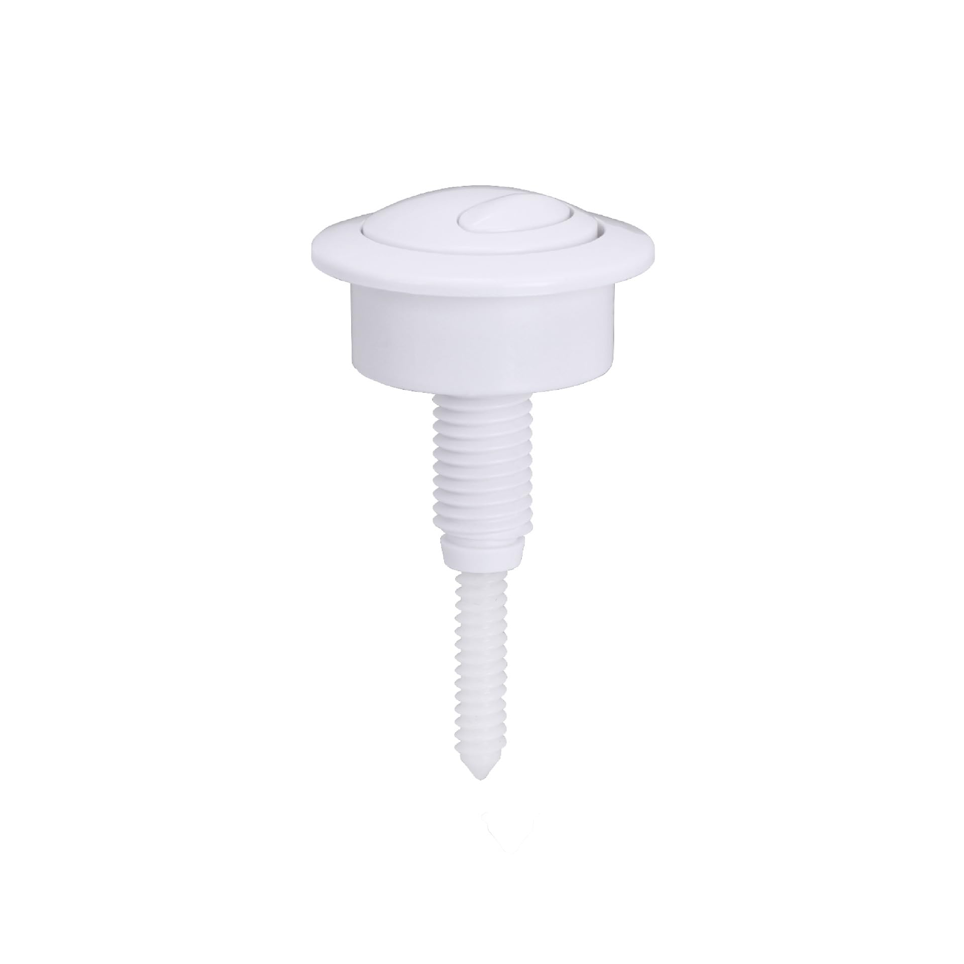 Taps2traps White Dual Flush Push Button, Cable Operated, Compatible Replacement For Twyford, Siamp Optima 49 Toilet Cistern Flush Valve