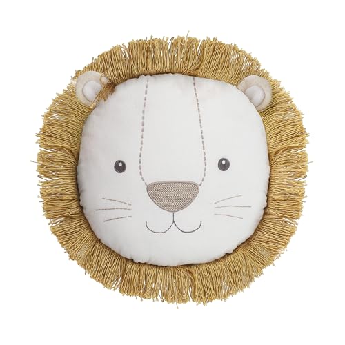MON AMI Leopold Lion Décor Pillow – 14” |Plush Stuffed Animal Hugging Pillow, Decorative Cushion for Child’s Nursery, Bed & Cute Couch or Room Décor