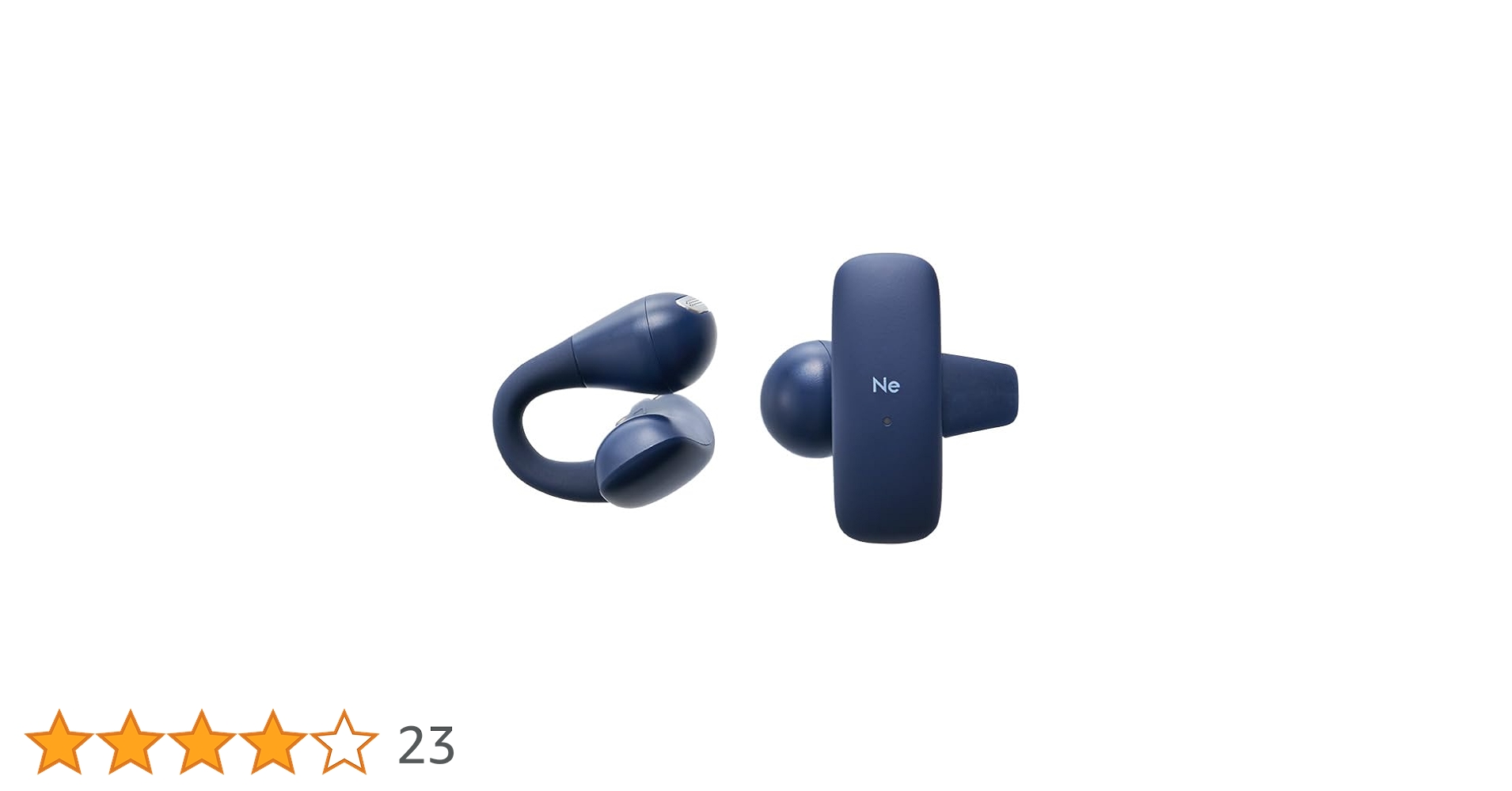 ラディウス ワイヤレスイヤフォン Ne ホワイト 充電ケース付き