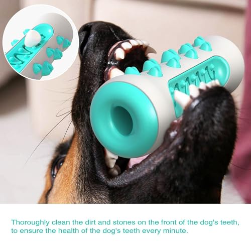 Image of Chew Toy for Dog Toothbrush Stick Toys for Aggressive Chewers Interactive Toy Treats Tough Toys to Keep Them Busy Chew Toys for Small Dogs - Blue (Upgraded)