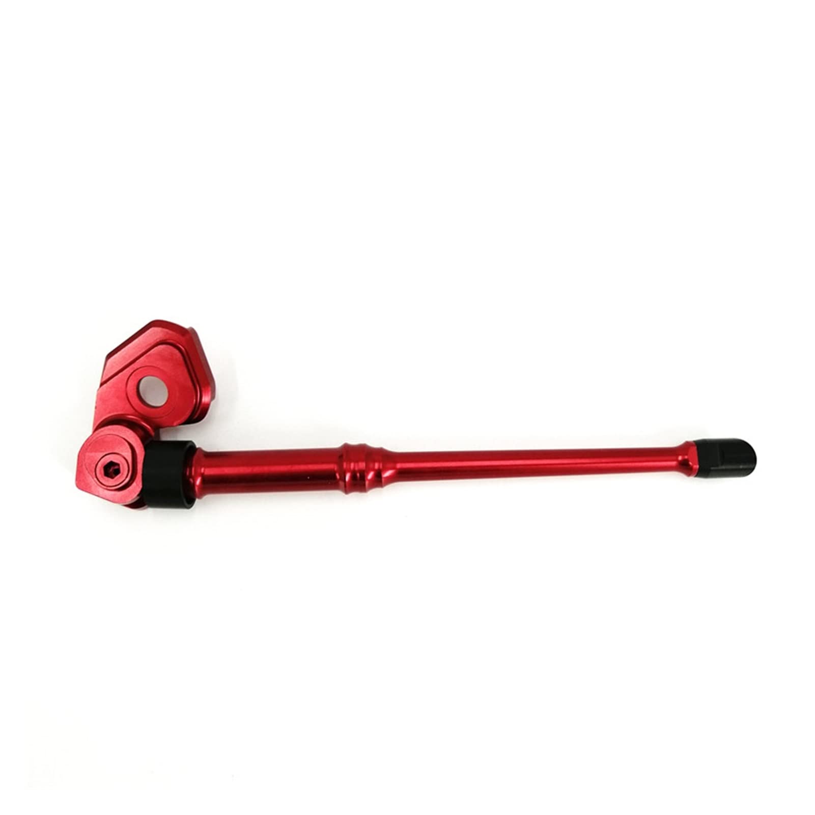 Cabra para Bicicleta Bicicleta Plegable de aleación de Aluminio CNC Bicycle Pierna Soporte(Red 1pcs)