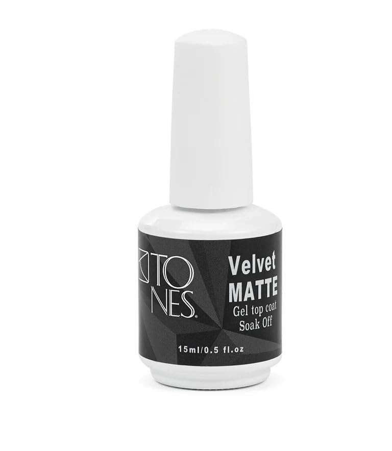TONES "Velvet Matte Gel Top Coat Polish – Soft & Durable Polish |...