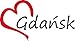 Auto Aufkleber " GDANSK " Danzig Stadt Polen ca.9x16cm konturgeschnitten