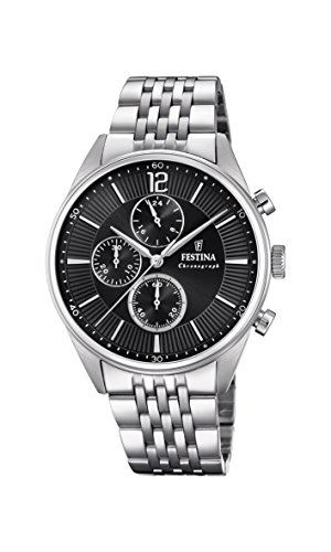 Festina Reloj Hombre F20285 4 Timeless Chronograph Caja De Acero Inoxidable 316l Plateado Correa De Acero Inoxidable 316l Plateado Festina Reloj Hombre F20285 4 Timeless Chronograph Caja De Acero Inoxidable 316l Plateado Correa De Acero Inoxidable 316l Plateado