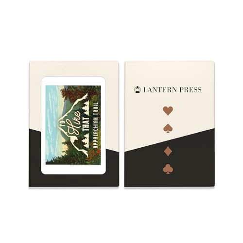 Baraja de cartas Poker Lantern Press Appalachian Trail miniatura 4