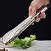 12 Inch BBQ Tongs 2pcs Stainless Steel Barbecue Grilling Tongs for Cooking, Barbecue, Baking, Toast.