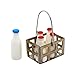 Vektenxi   1/6 1/12 Miniatur milchflasche Korb puppenhaus zubehör Pretend Play Spielzeug hohe qualität