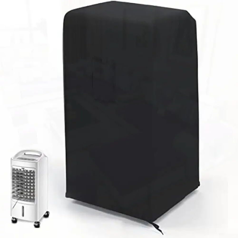 Funda protectora de aire acondicionado portátil impermeable 420D Oxford negra para Midea