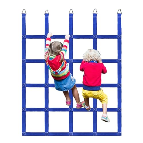 Rete da Arrampicata per Ostacoli, Rete da Arrampicata per Ostacoli all'Aperto, Rete da Arrampicata per Ostacoli in Corda di Poliestere per Bambini, Attrezzatura Fitness per Bambini all'aperto