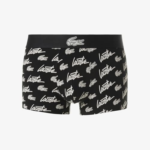 Lacoste Men's Cotton Stretch Print Animation Trunks4