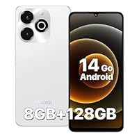 UMIDIGI G9x Cell Phone,Android 14 Go Unlocked Cell Phones Canada,8(4+4) GB+128GB/TF 1TB Expend Octa-Core,4G Dual SIM Card Android Phone,6.75" HD+Display,5000mAh Battery,AI Face&Fingerprint Unlock,GPS