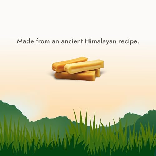 William Hunter Yak Chews For Dogs – Himalayan Hard Cheese Dog Treat – Natrual, Long Lasting, Odor Free Chew For Aggressive Chewers – Large Organic Dog Dental Chew (4 Large Chews) - 10