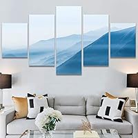SIGNWIN 5 Panel Canvas Wall Art Organic Arrangement Modern Artwork for Home Decorations Ready to Hang - 60