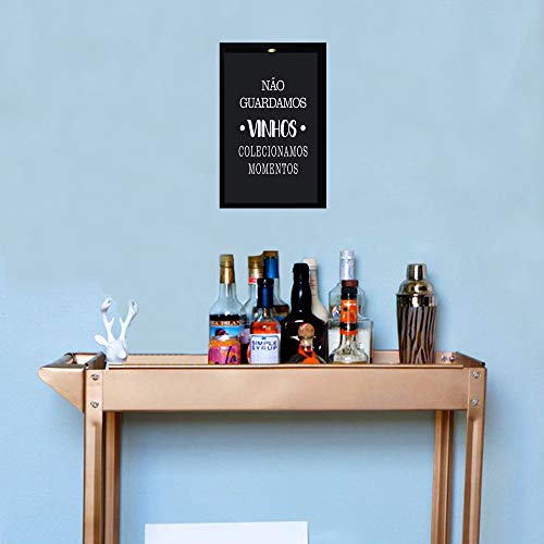 Quadro Porta Rolhas Kapos Multicor 17X27cm