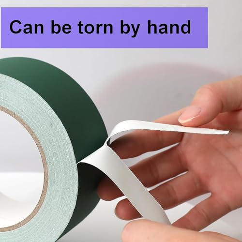 Image of Gaffer Tape 3 Inch x 30 Yard,Gaffers Tape Green,Rubber Adhesive Leaves No Residue Waterproof,Multipurpose,Easy to Tear,Great for Concerts, Weddings or More