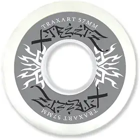 Jogo de Rodas Traxart Street - X-Treetz 57mm - Branco