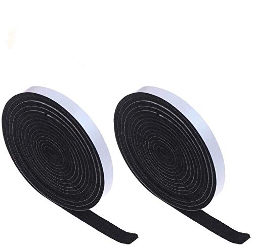 2 Stücke 19,7 Fuß Ofendichtschnur Kamindichtung BBQ Dichtung Raucher Grillband Hochtemperatur Grill Dichtungsband Selbstklebende Dichtung 1/8