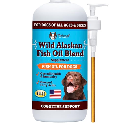 Natural Dog Company Wild Alaskan Fish Oil for Dogs...
