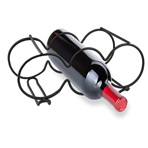 Wine Rack, Stackable Wine Bottle Holder for Cabinet, Elegant Looking Tabletop Red, White
