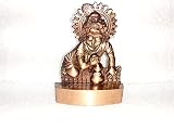 Ganga Nautical 3 x 10 cm ręcznie robione Kryszna Idol Kryszna Mandir | Wystrój domu brązowy