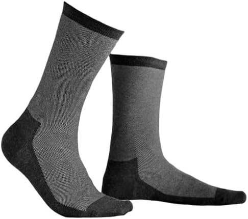 Sweat Guard® 5% Silver Socks - 2 Pairs. Antibacterial Socks for M...