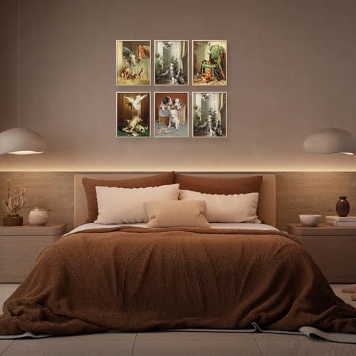 Impression murale vintage de chien 28x35cm pour sublimer un mur vide