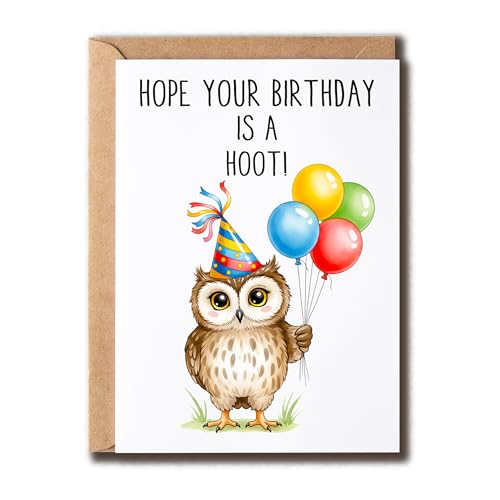 KoKi9xxGifts Hope Your Birthday Is A Hoot - ʔtNEJ[h - [AW[NJ[h - 킢A - a - D - ݂Ȃւ̃Mtg - 