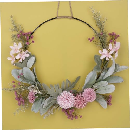 Couronnes de porte de printemps et guirlande fleurs extérieures - 6