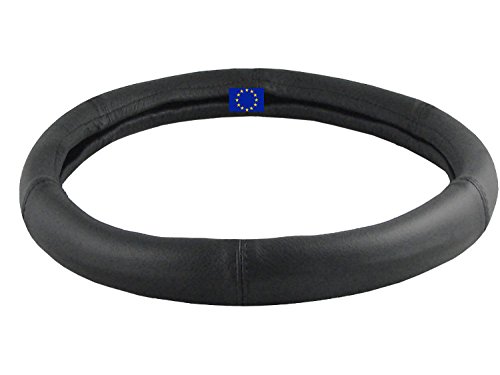 Pit DRUCK-SHOP24 (601054) Volante  Volante funda Volante funda piel tamaño Diámetro 35  36 cm negro