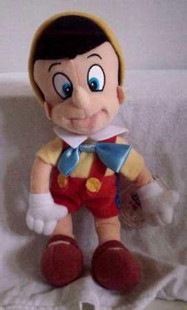 Pinocchio Bean Bag Plush By Disney Classics Star Bean - 10 Inches
