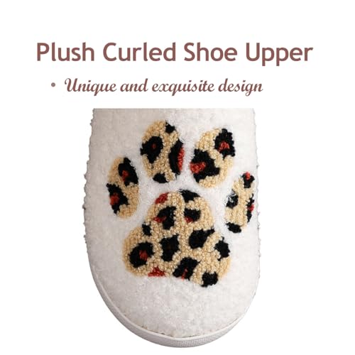 House Slippers for Women,Fuzzy Mens Slippers,Casual Slip-on Home Shoes Outdoor Indoor Warm Soft Plush Anti Slip Bedroom Shoes2