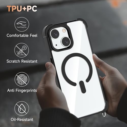 Coque MagSafe pour iPhone 15 antichoc de qualité supérieure ultra claire - 7