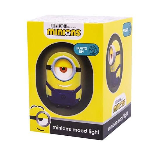 Minion Lampada 15Cm Fizz Creations GMBH 310021 Minions da collezione, giallo/blu, 15,5 cm
