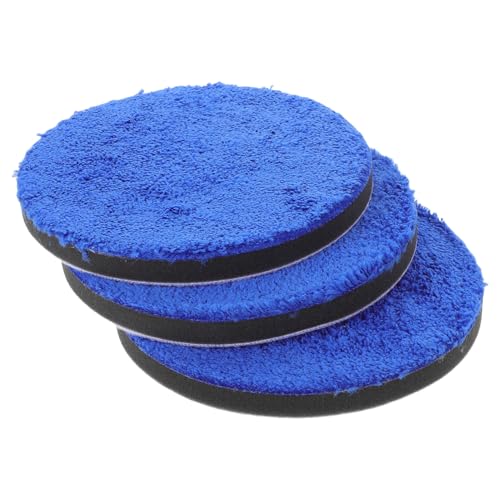 Tampons de polissage voiture Healvian éponges microfibres 150 mm pour lustrage machine