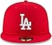New Era MLB 59FIFTY Team Color Authentic Collection Fitted On Field Game Cap Hat (as1, Numeric, Numeric_7_and_1_Eighth, Los Angeles Dodgers Red)