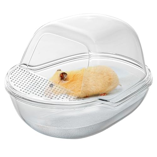 Hamster Sand Bath Toy Dwarf Gerbil Chinchilla Small Animal Bathro...